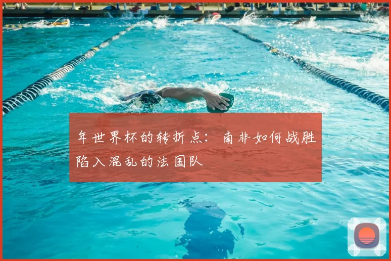 年世界杯的转折点：南非如何战胜陷入混乱的法国队